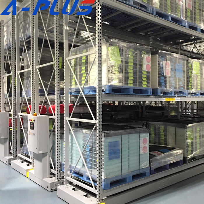 Warehouse Shelves Rack Electric Movable Rack