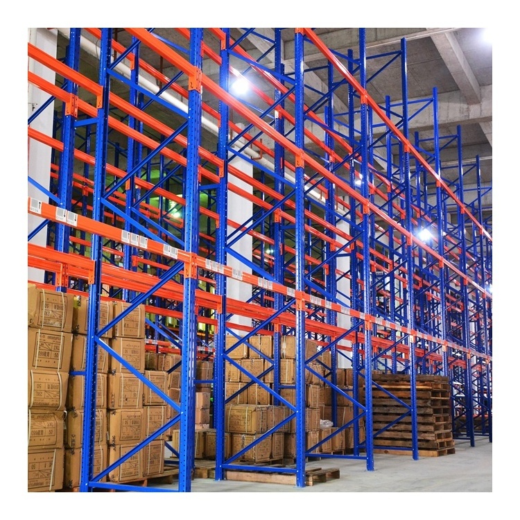 Adjustable Industrial Warehouse Storage Shelf System Heavy Duty  Selective Steel Pallet Rack