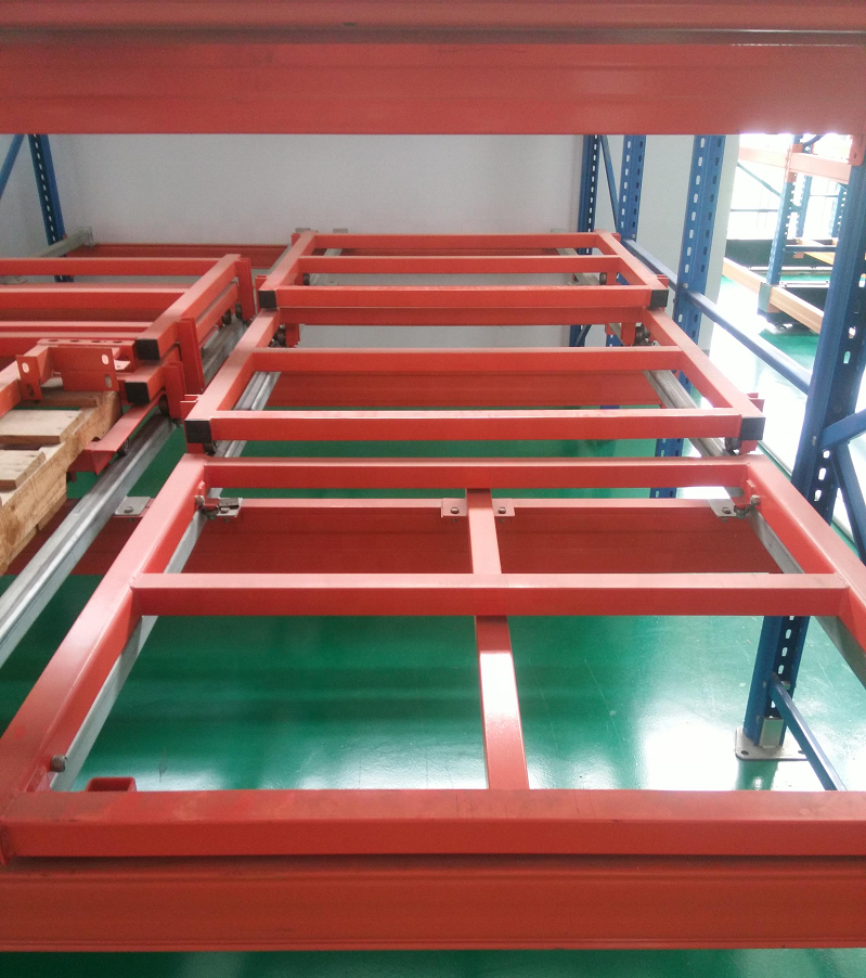 Heavy Duty Pallet Rack Warehouse Storage Metal Push Back Racking System