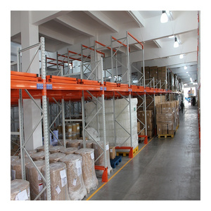 Industrial Storage Rail Guided Push Back Pallet Racking System