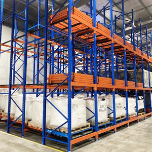 Heavy Duty Industrial Steel Push Back Racking Warehouse Pallet Storage Racking System