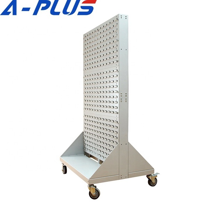 Bins Hang Up Louvered Panel Bin Rack Metal Storage Racks