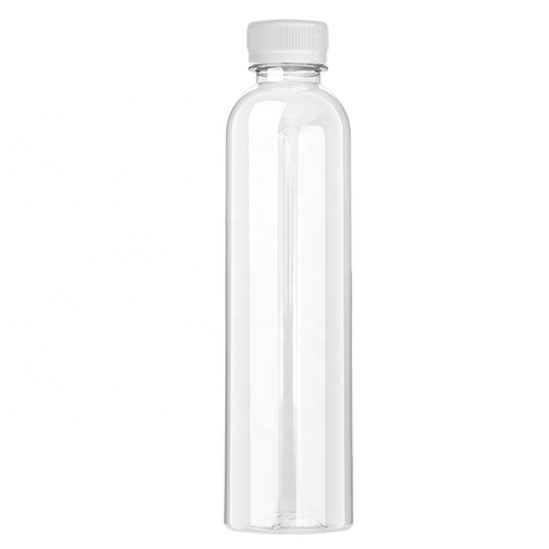 10/12/14/16 Oz PET Empty Soft Drink PET  Bottles With Logo Printed /Child Proof Lid Plastic Beverage Bottle On Sale