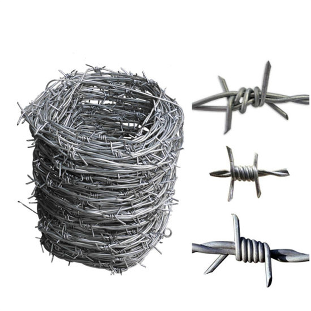 Hot sale good price Barbed wire length per roll /barbed wire fence