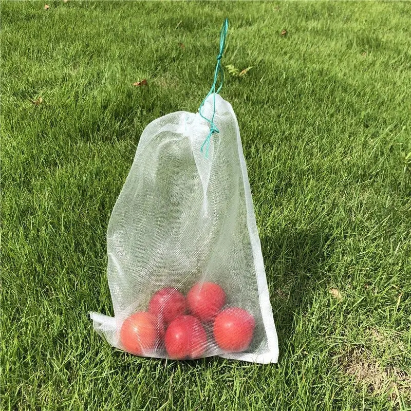 Plastic Fruit Cover Drawstring Insect Proof Net Bag Fruit Net Anti Pest Bird Aphid