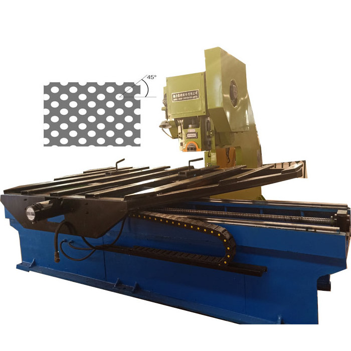 Metal mesh speaker grill punching net making machine