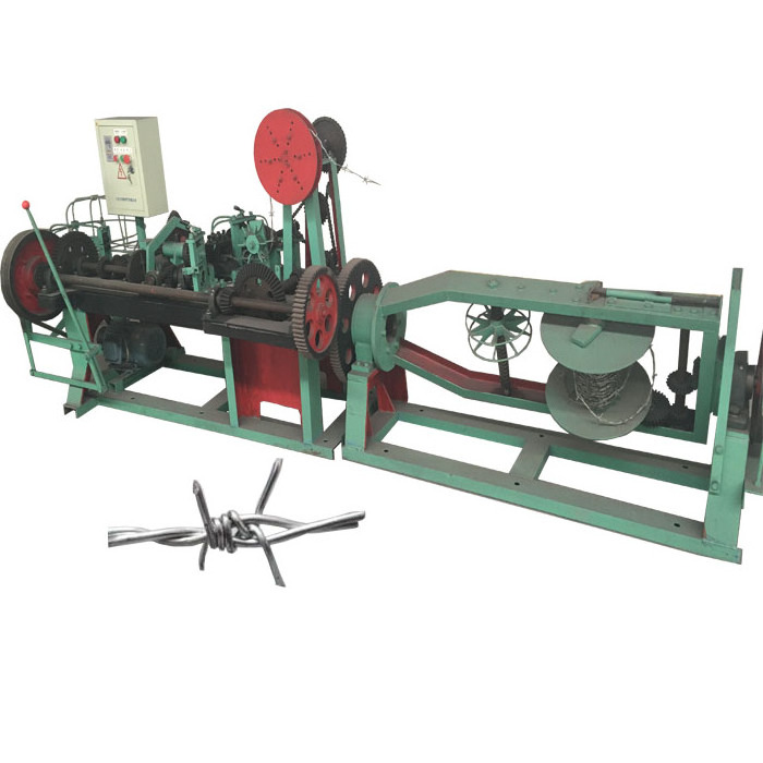 Best price double wire speed adjustable barbed wire making machine