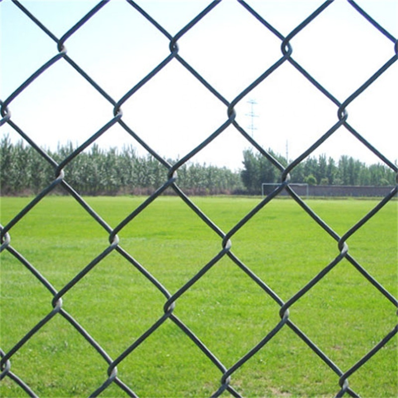 Cheap Farming Used Heavy Duty Galvanized Cyclone Wire Diamond Shape Mesh Chain Link Fence With PVC Coated