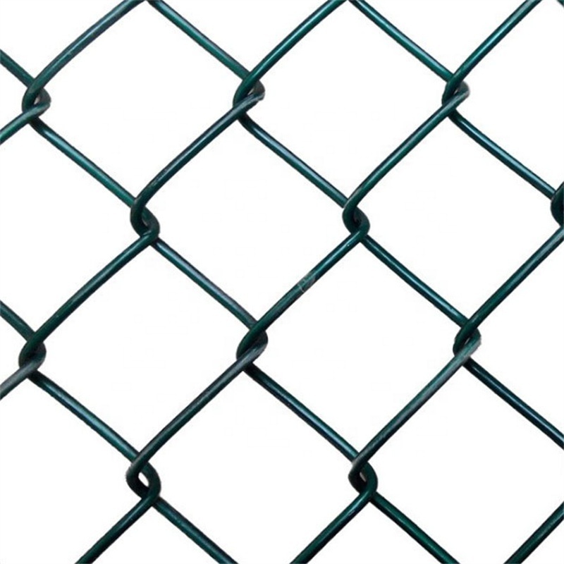 Cheap Farming Used Heavy Duty Galvanized Cyclone Wire Diamond Shape Mesh Chain Link Fence With PVC Coated