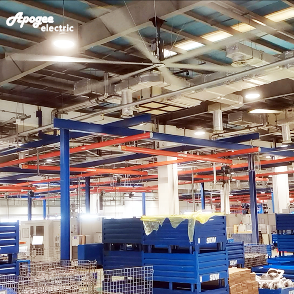 Ready to Ship Giant HVLS Ceiling Fan for Manufacturing Plant