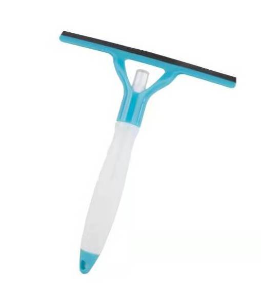 New Designc Dirty Water-collect Spray Window Squeegee Silicone Wiper Fog Nozzle Window Cleaner