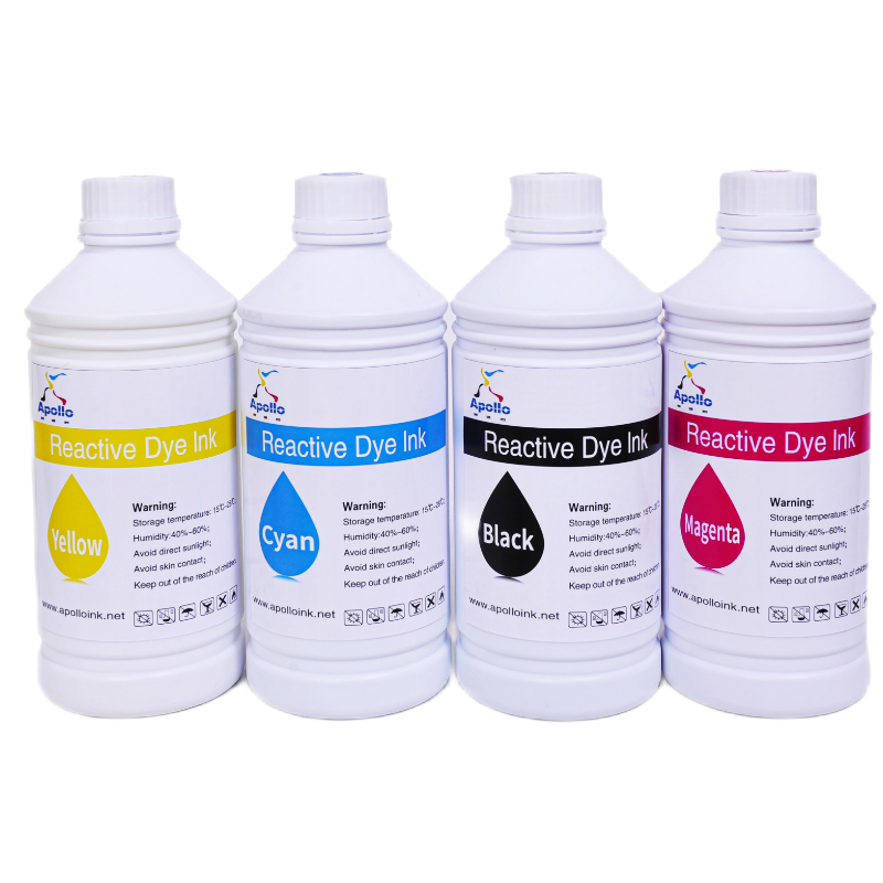 Water Base Reactive Dye Textile Printing Pigment Ink For Ricoh Printhead Textile Inkjet Printer