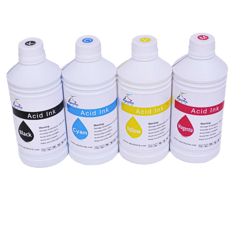 8 Colors Water Based Acid Ink For EPSON Print Head And Kyocera Print Head