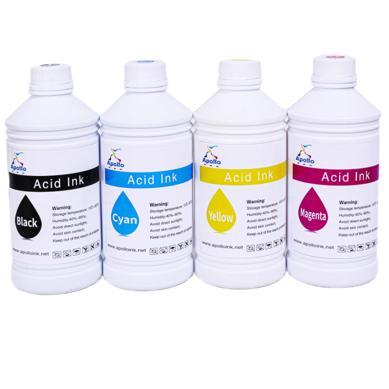 8 Colors Water Based Acid Ink For EPSON Print Head And Kyocera Print Head