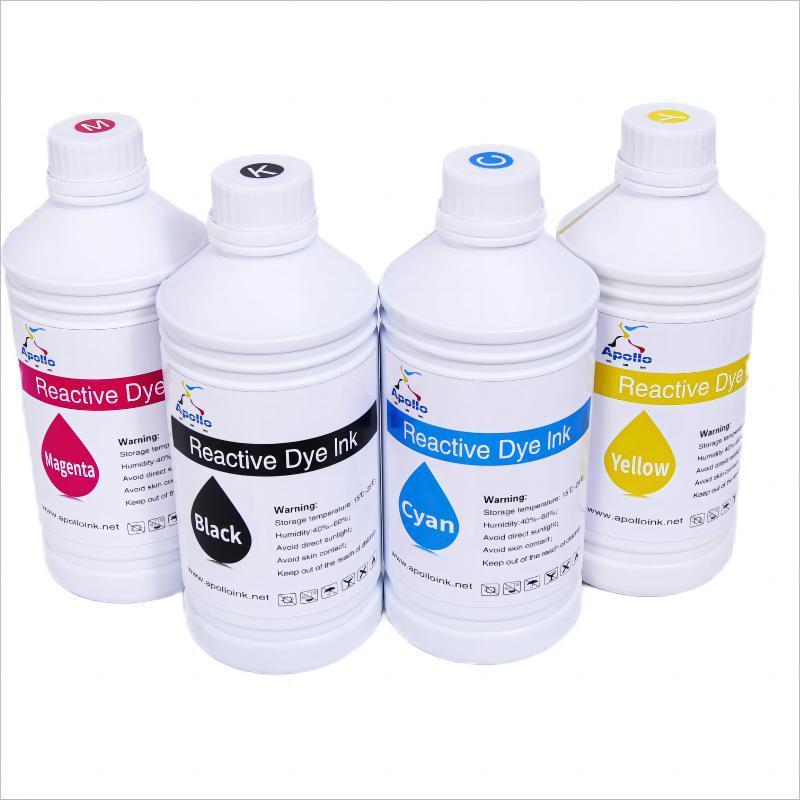 Water Base Reactive Dye Textile Printing Pigment Ink For Ricoh Printhead Textile Inkjet Printer