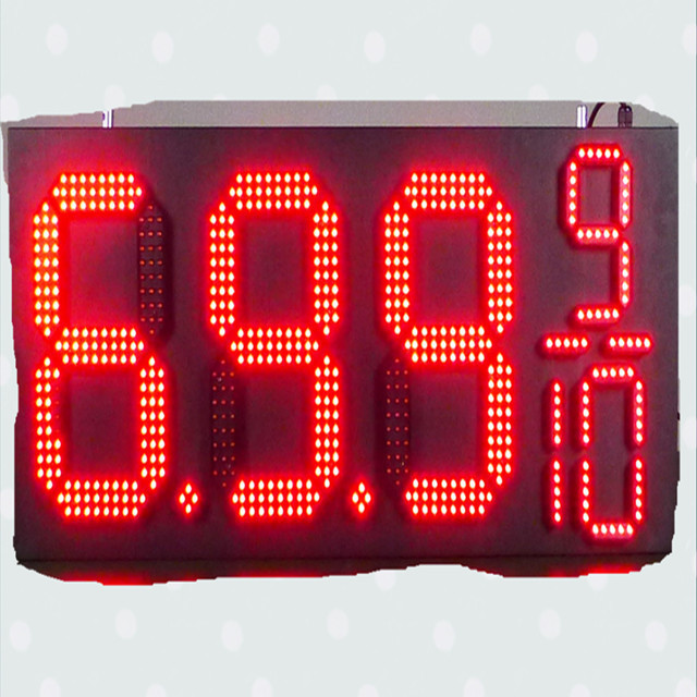 12 inch large 7 segment led display big seven segment led number display