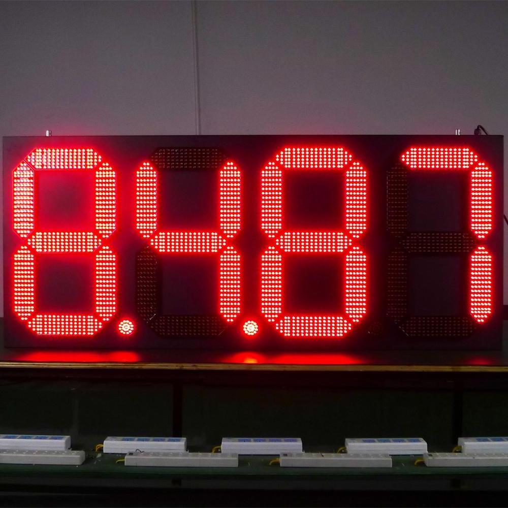 12 inch large 7 segment led display big seven segment led number display