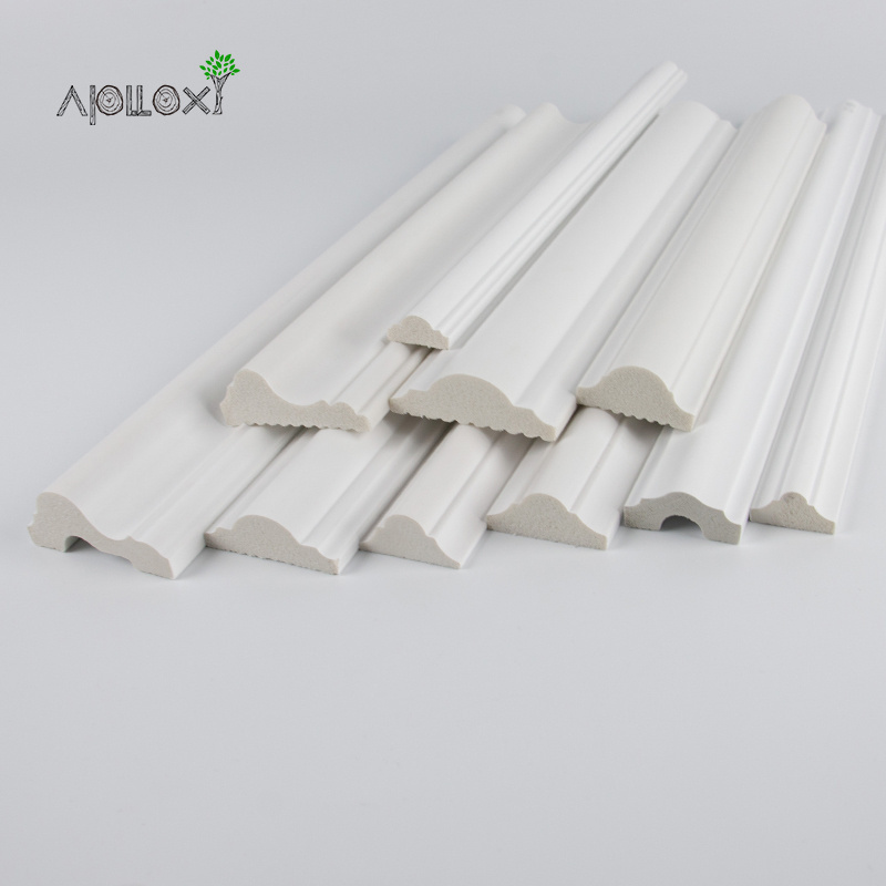 Apolloxy Decor Customizable Crown Peel And Stick Plastic Cornice Moulding Corner Moulding Trim Trim Mouldings