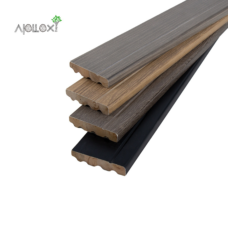 Apolloxy Decor Rts White Primed Mdf  Hidden Baseboard Solid Wood Baseboard Moulding