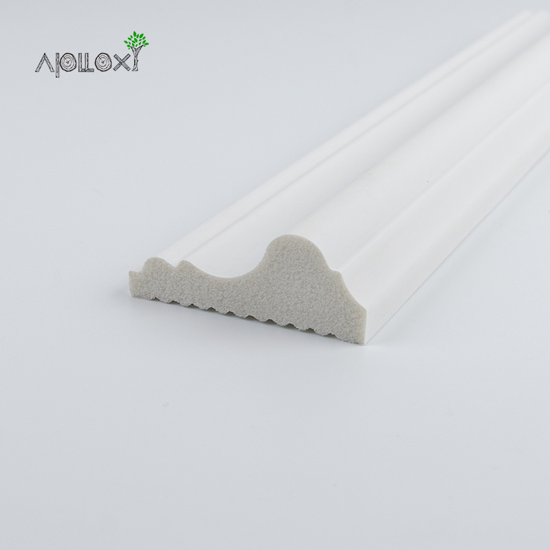 Apolloxy Decor Custom Cutting Crown Moulding Angles Wood Architrave Moldings Window Trim Moulding Mdf Ps Moulding