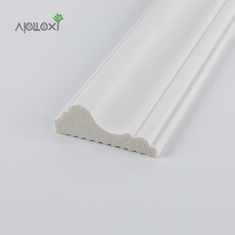 Apolloxy Decor Custom Cutting Crown Moulding Angles Wood Architrave Moldings Window Trim Moulding Mdf Ps Moulding