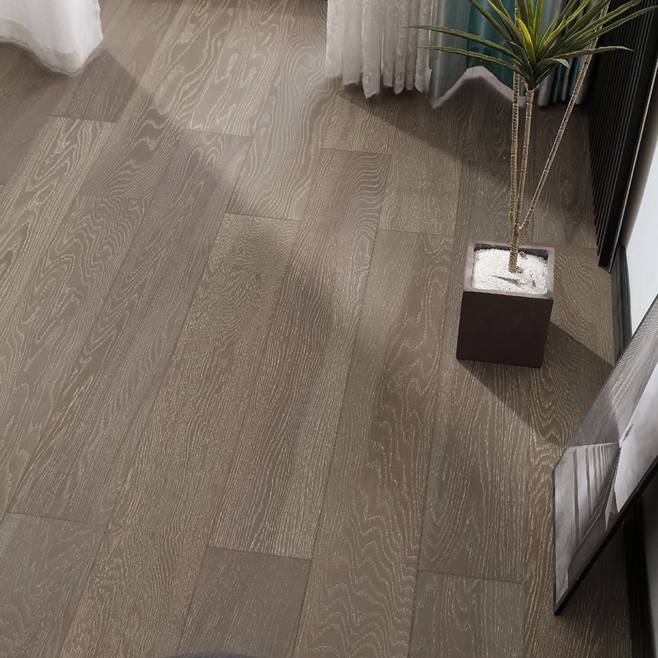 Apolloxy Engineered Wood Flooring Natural Oak Engineered Flooring Wood Wire Brushed Herringbone Flooring Engineered Wood