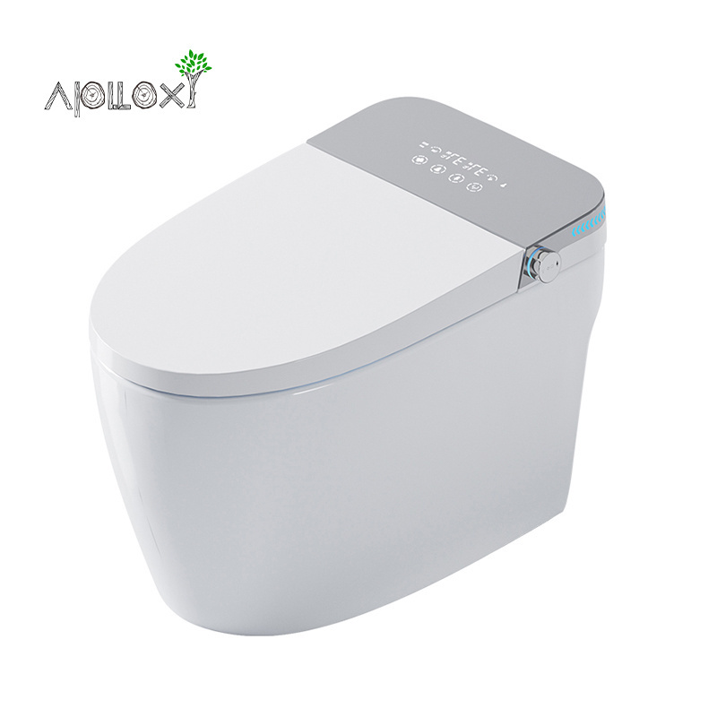 Apolloxy Decor Wholesale Price Automatic Low Power Bidet Toilet Seat Electronic Smart Toilets