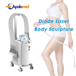 OEM slimming product 1060nm body slimming laser device medical ce 1060nm body slimming shaper made in Apolomed ems devices