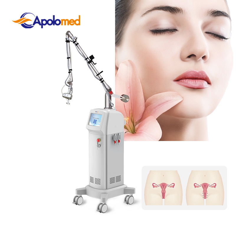 Apolomed professional skin tag removal machine warts and mole removal melasma treatment machine co2 fractional laser machine