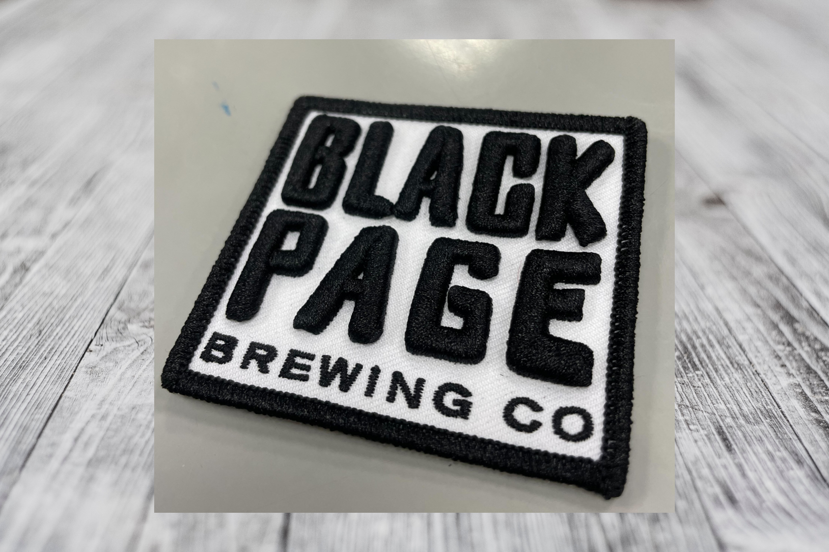 3D effect embroidered patches with optional backing, plastic, heat seal, hook and loop, adhesive