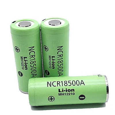 Flat top  ncr18500A battery 3.7v lithium ion battery 18500 2000mah for tattoo machines