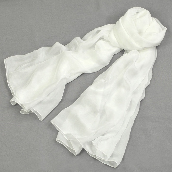 White Silk Scarves for Dyeing Silk Scarves Factory in China Plain Printed Custom Size Square silk scarf