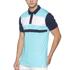 Personalized Men's Golf T-Shirt Polo Shirt 100% Polyester Large Size Custom Logo Knitted Fabric Summer Polo Shirt