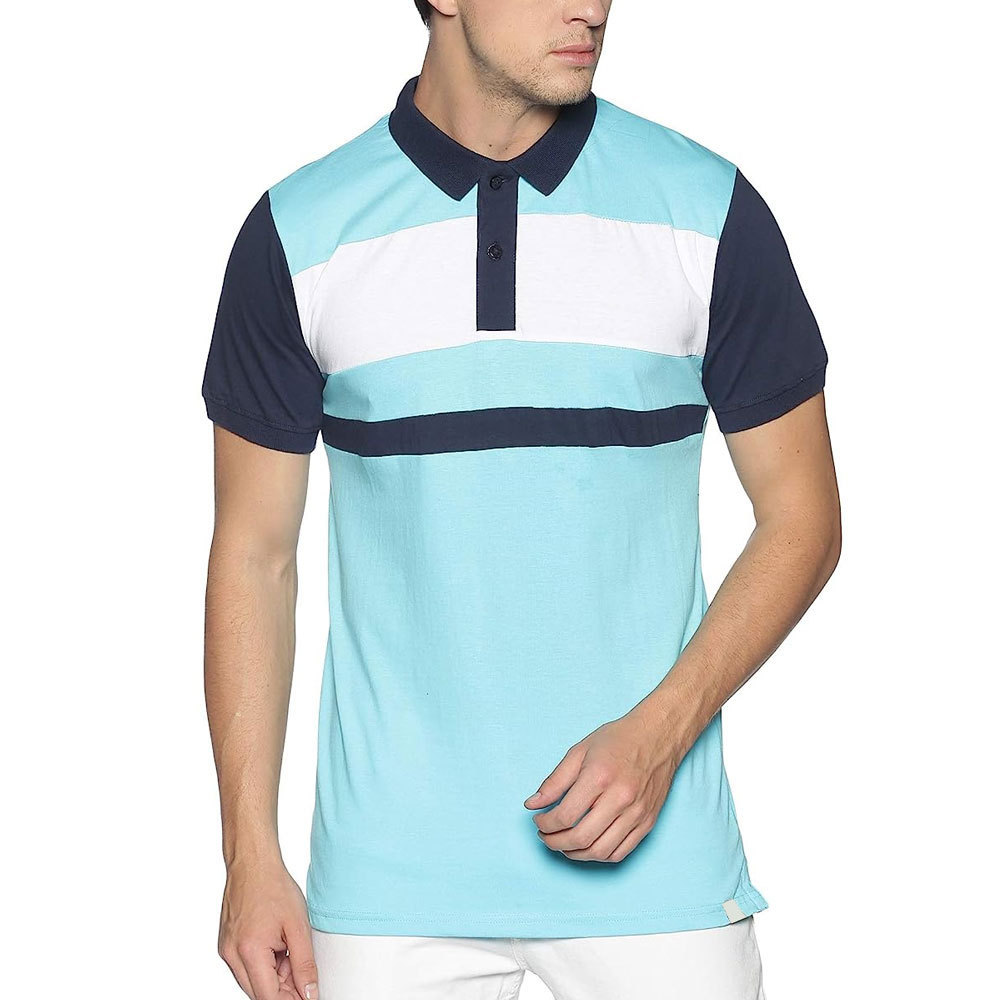 Personalized Men's Golf T-Shirt Polo Shirt 100% Polyester Large Size Custom Logo Knitted Fabric Summer Polo Shirt