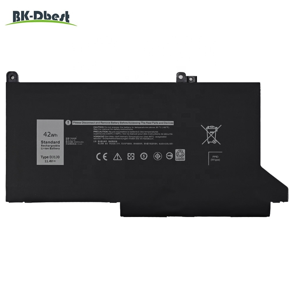 High quality One year warranty 42Wh DJ1J0 laptop battery For Dell Latitude 12 7000 7280 7480 PGFX4 ONFOH PG74G