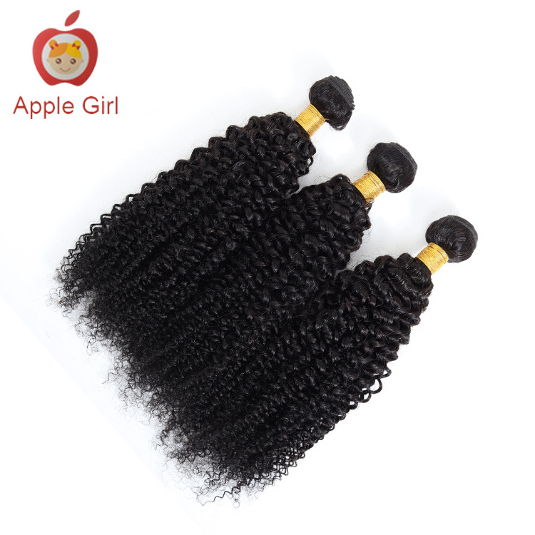 Xuchang Factory 10A Grade Virgin 100% Human Hair Extensions Peruvian Kinky Curly Hair Peruvian Human Hair Bundles