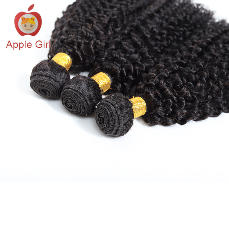 Xuchang Factory 10A Grade Virgin 100% Human Hair Extensions Peruvian Kinky Curly Hair Peruvian Human Hair Bundles