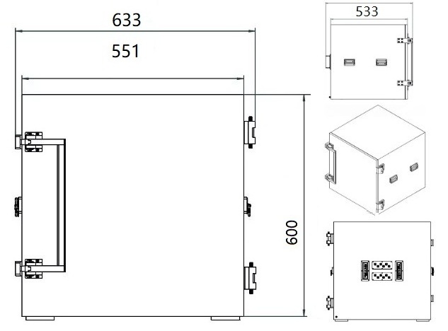 OEM designing and manufacturing wireless products test equipment anechoic chamber rf rfid signal blocker box