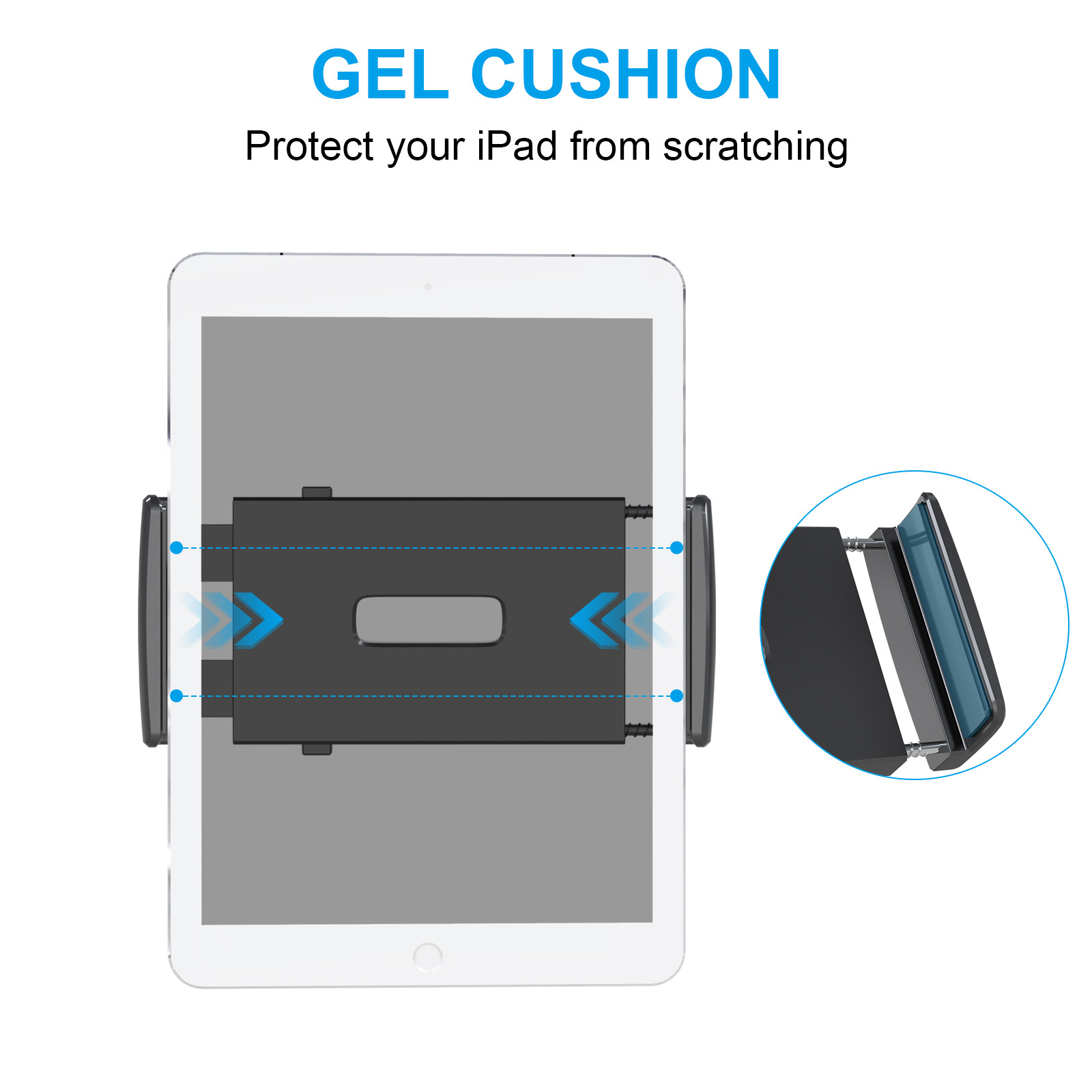 Newest Design tablet stand car cd slot tablet holder for ipad stand