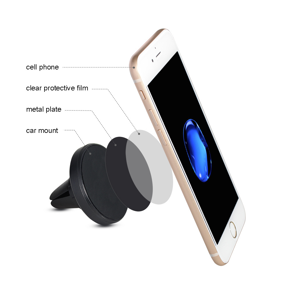 2020 new arrival magnetic car air vent cell phone smartphone mount holder cradle