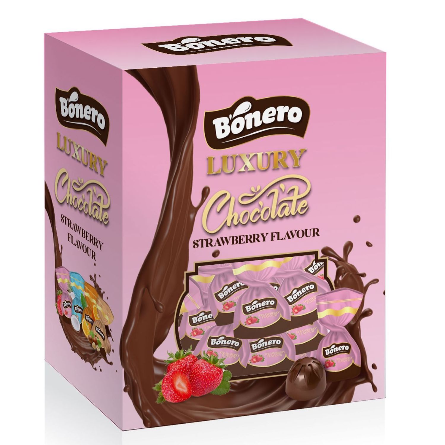 Sweet Chocolate Box Cacoa Box single twist chocolate  Manufacturer in Turkey