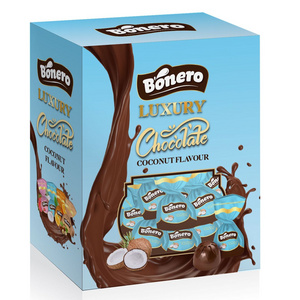 Sweet Chocolate Box Cacoa Box single twist coconut chocolate  Manufacturer in Turkey