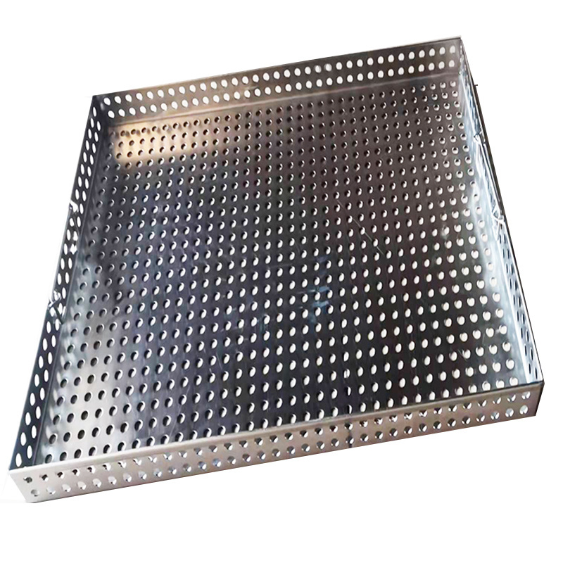 stainless steel  baking perforated tray baking tray with hole