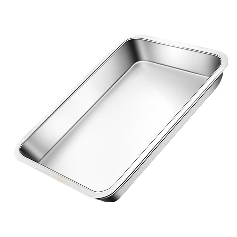 Customized stainless steel baking tray serving tray food grade oven tray