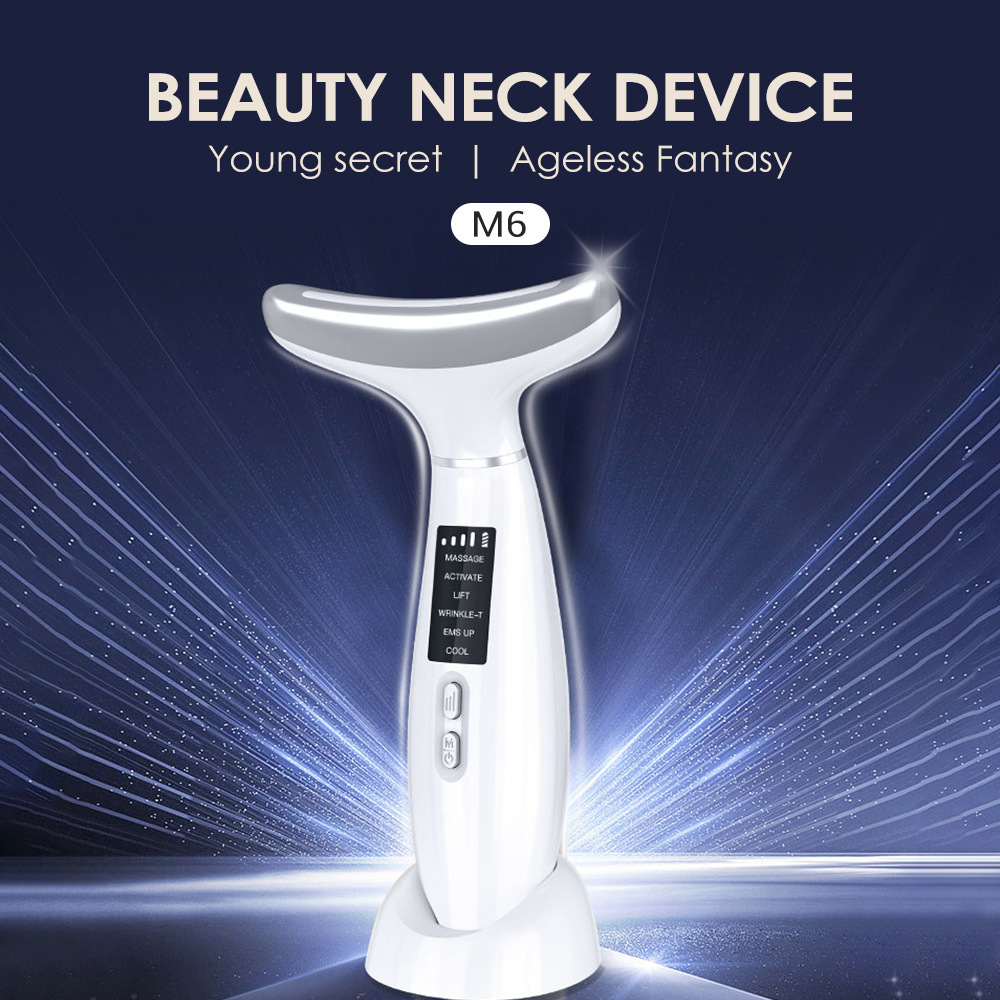 Ems Vibration Rf V Shape Face Lifting Skin Beauty Skin Care Products Tools Ems Lifting Beauty Device Face And Neck Lift