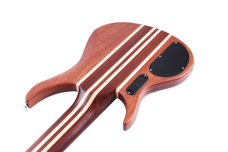 wholesale G-B50-T6 high quality Solid Sapele+solid maple electric bass Siamese guitar for sale