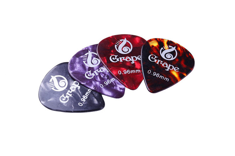 OEM Custom logo colorful Celluloid guitar picks set