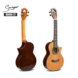 Wholesale Four Strings solid Body guitar Best Ukulele Solid Rosewood Uke