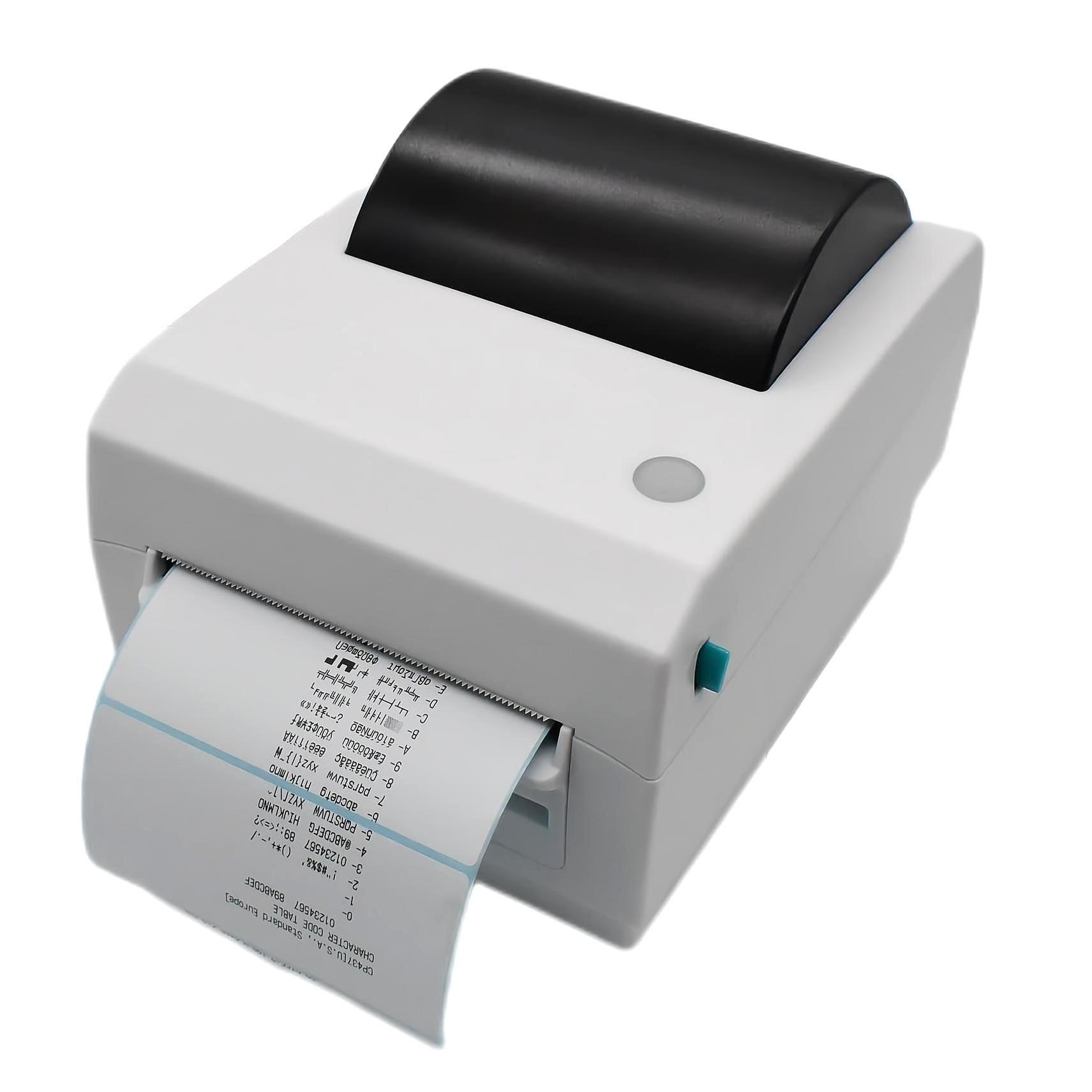 110mm Bluetooth Label Printer thermal Shipping Sticker Label Printer 4x6 In Thermal Roll Label Paper