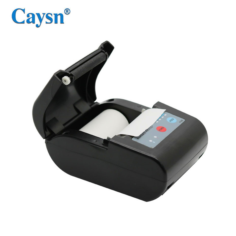 Caysn 58mm mobile bluetooth portable thermal receipt printer mini 2inch wireless android sticker printer